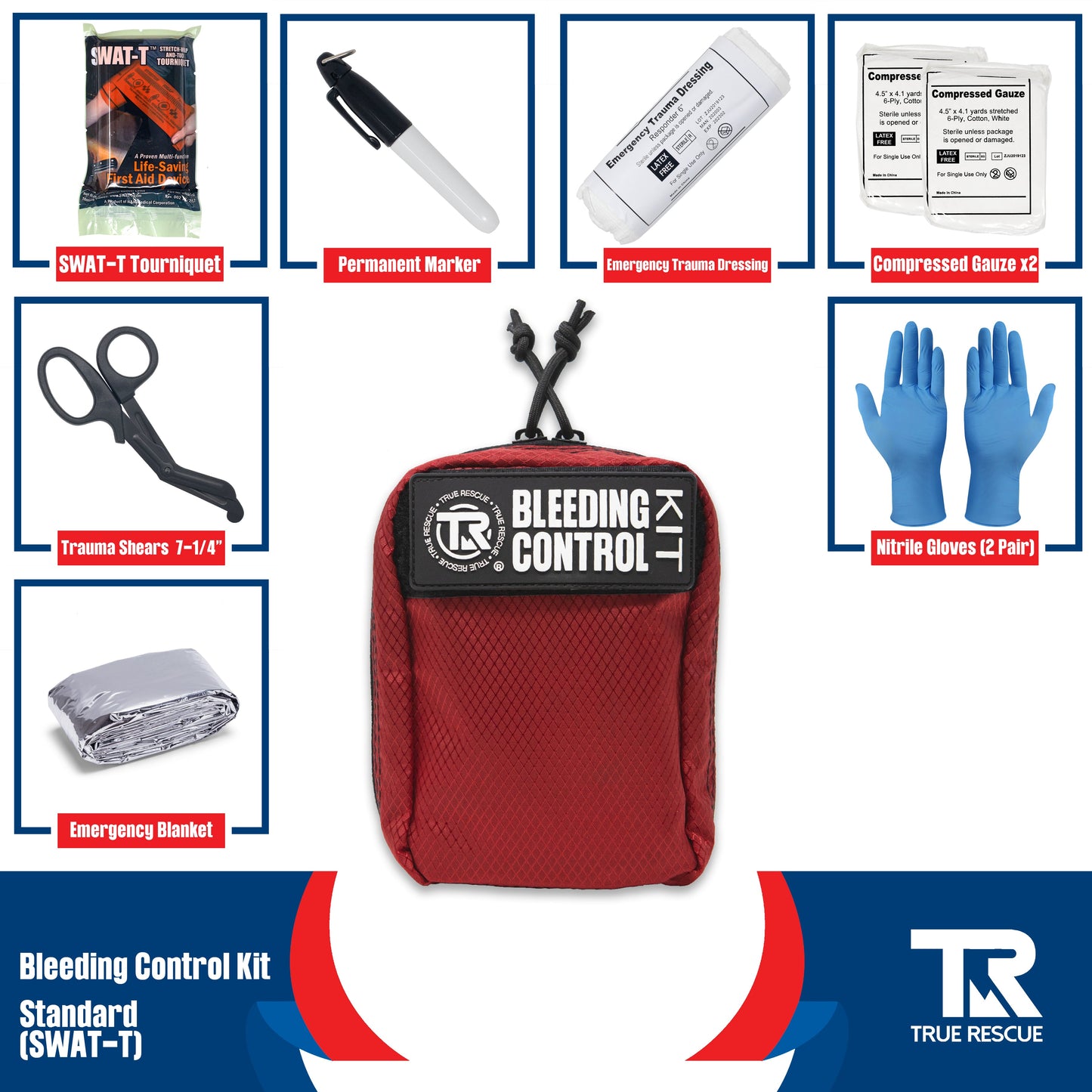 Bleeding Control Kit x2 With Wall Mount