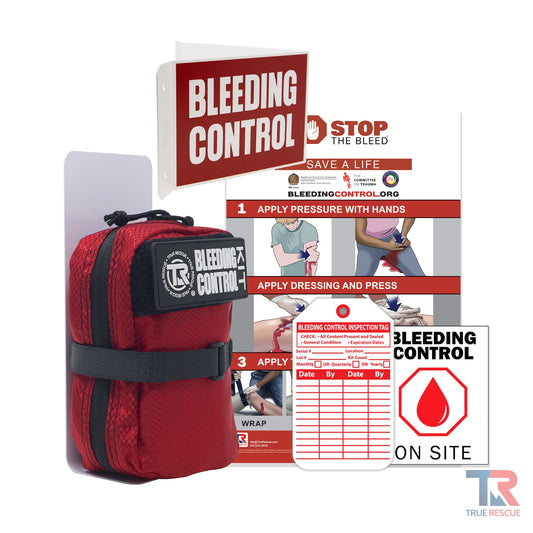Bleeding Control Kit with Wall Mount