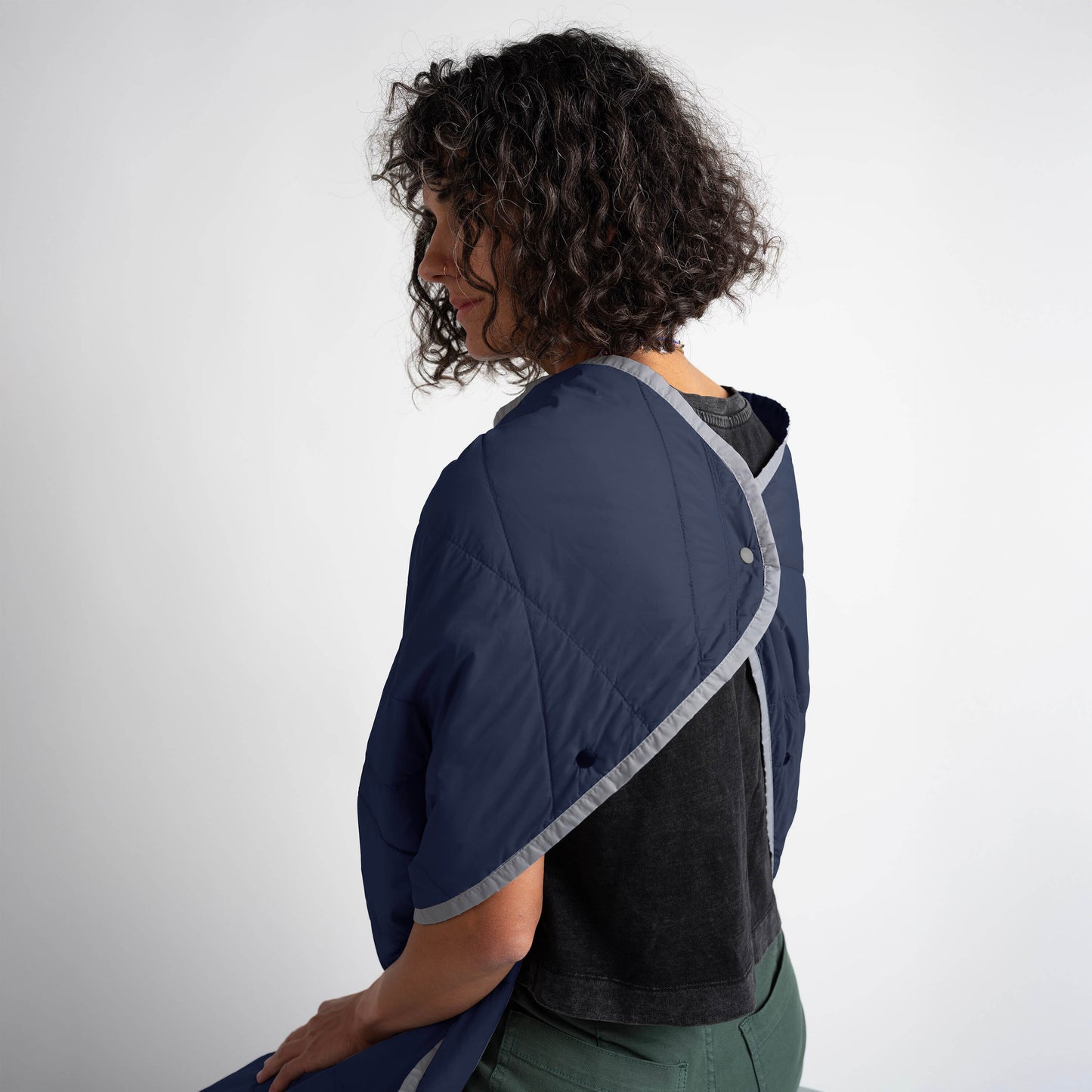 Layover™ Travel Blanket - Packable & Puffy | Blue