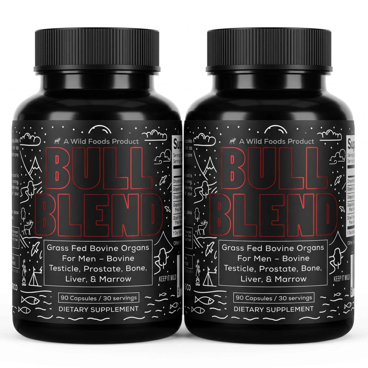 Bull Blend, 30 servings – Natural Male Hormone & Energy Support