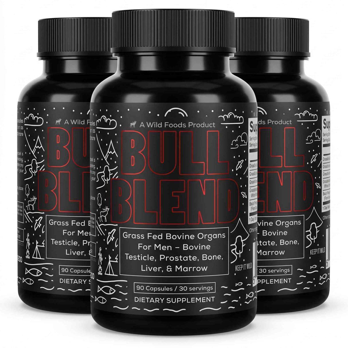 Bull Blend, 30 servings – Natural Male Hormone & Energy Support