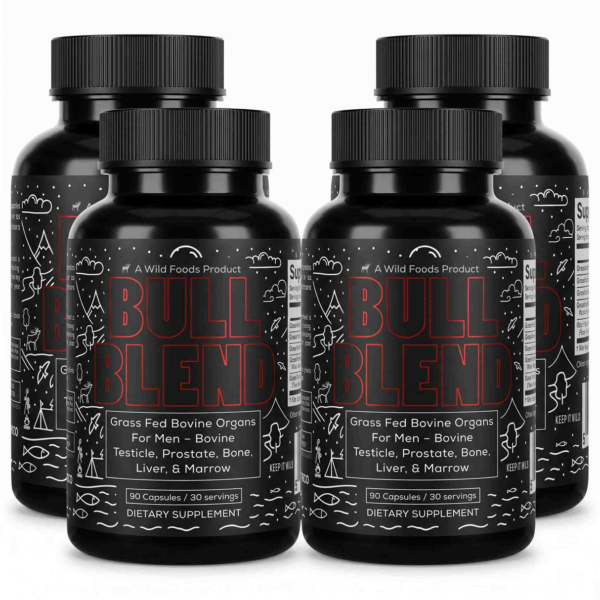Bull Blend, 30 servings – Natural Male Hormone & Energy Support