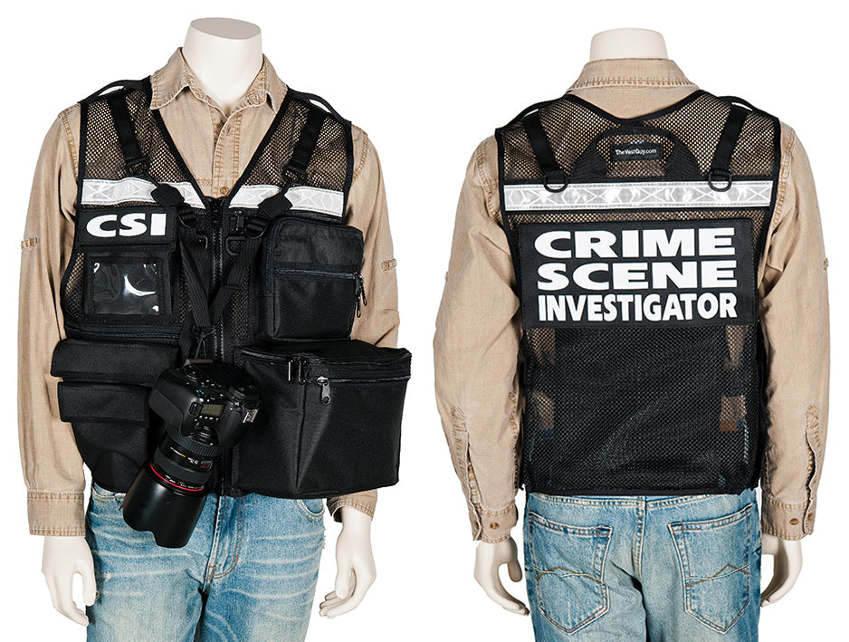 Black Mesh CSI Vest