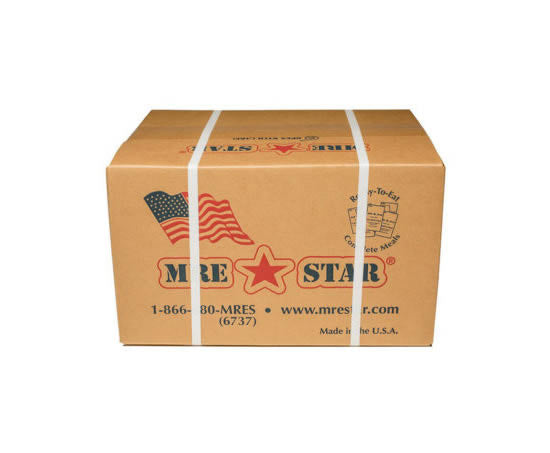 Case of 12 Single Complete MRE Meals – Standard Variety without Heaters