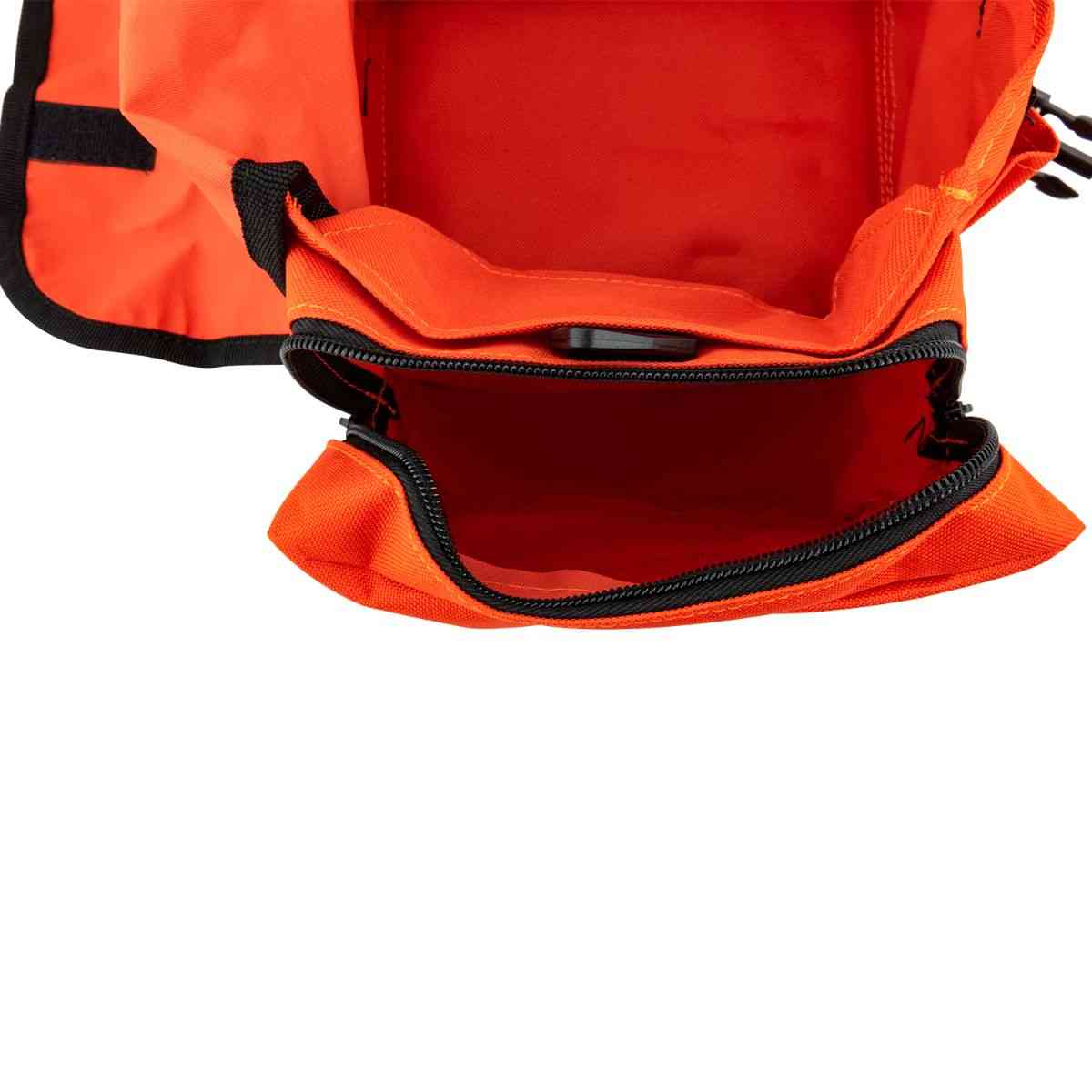 LINE2design First Aid Responder Emergency Star of Life Logo Medical EMS Bag with Zippered Pockets & Shoulder Straps