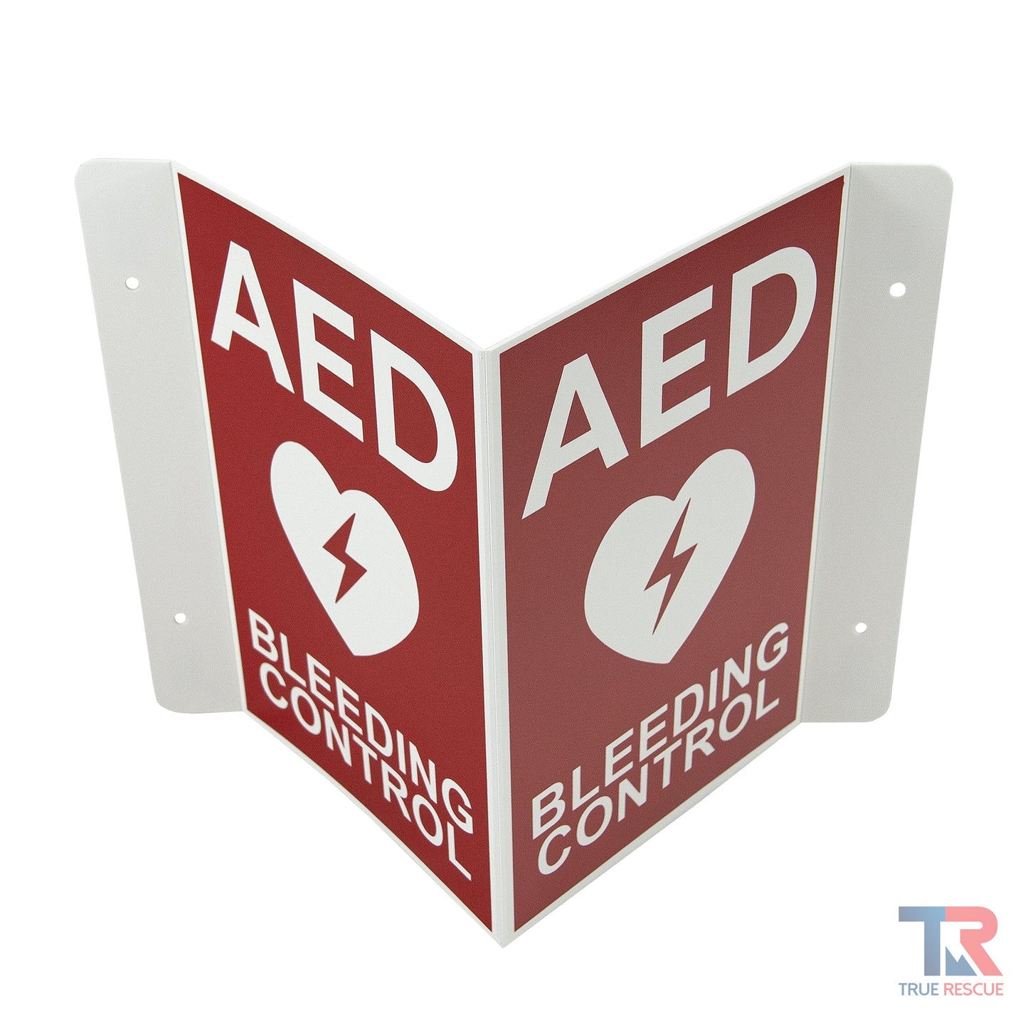 Transforming AED / BC Wall Sign - Red