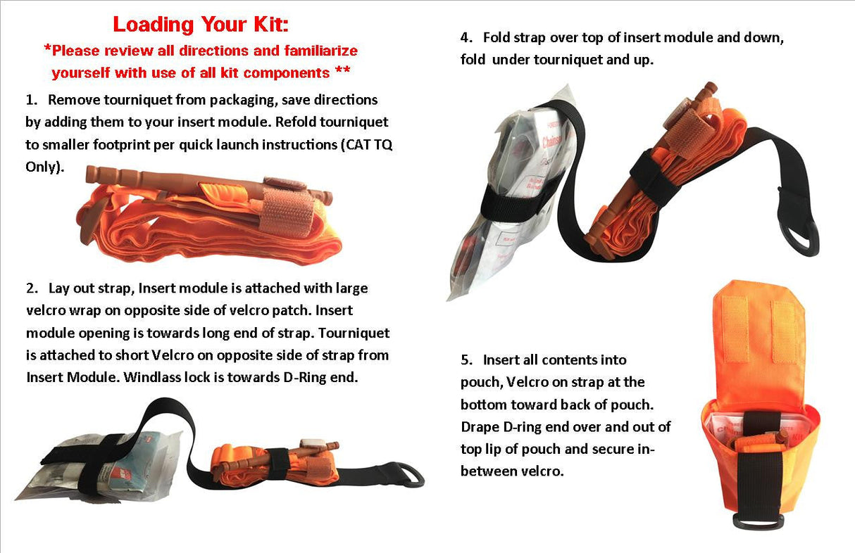 Solo Chainsaw Trauma Kit | Logging, Tree Care & Home Use