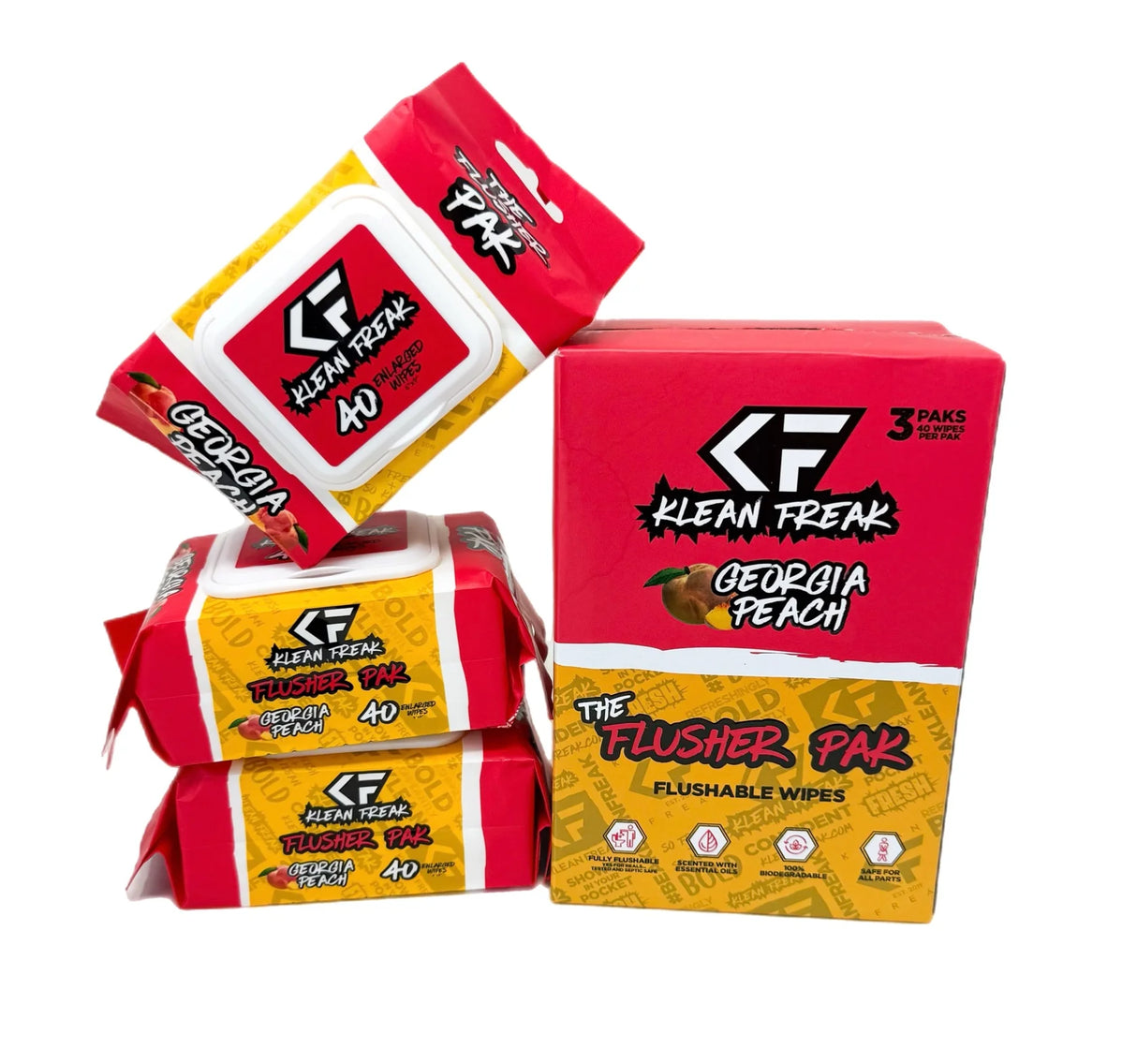 The Flusher 40 Pak – 3 Pak Box