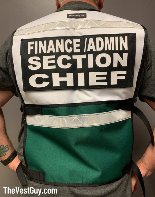 Finance / Admin Section Chief Two Tone Safety Vest