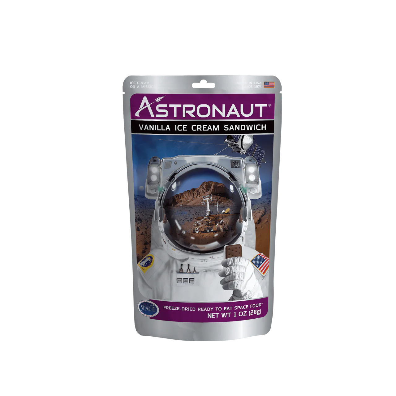 Astronaut Vanilla Ice Cream Sandwich, Freeze Dried