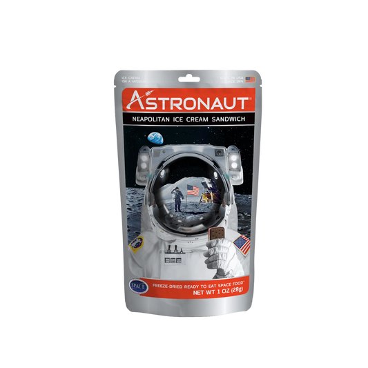 Astronaut Neapolitan Ice Cream Sandwich, Freeze Dried