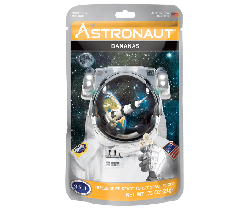 Astronaut Freeze Dried Fruit, Bananas