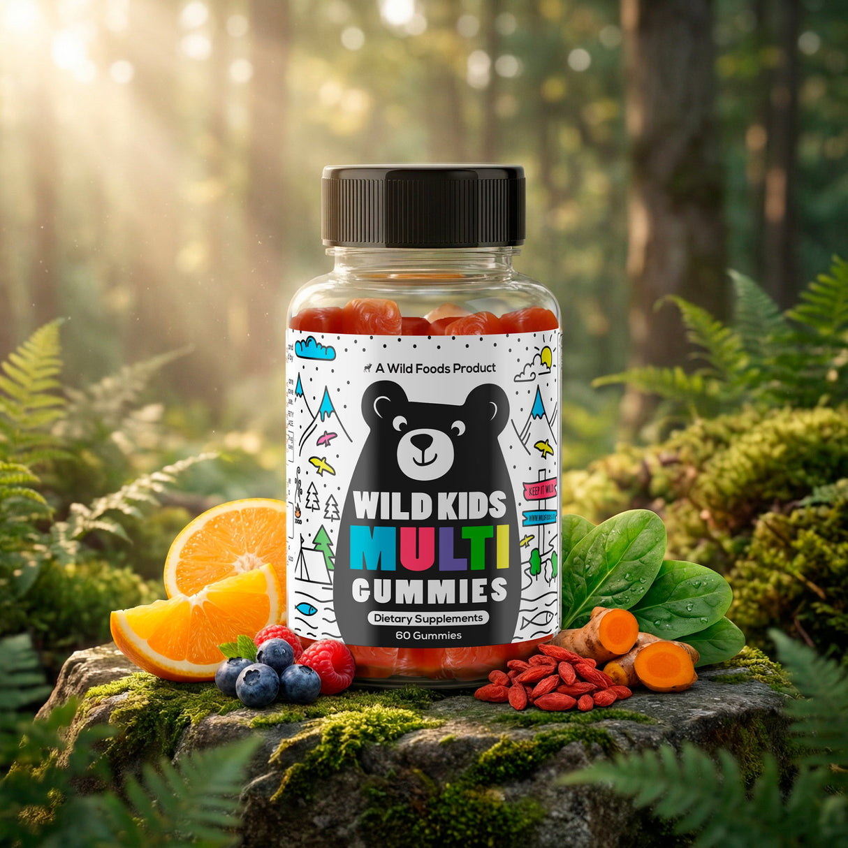 Wild Kids Multivitamin Gummies – Growth Support For Strong & Healthy Kids