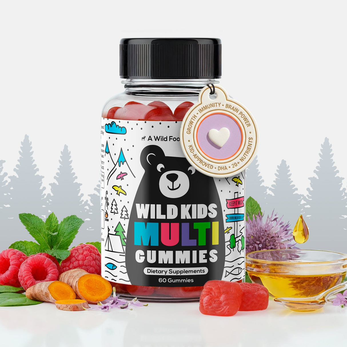 Wild Kids Multivitamin Gummies – Growth Support For Strong & Healthy Kids