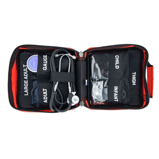 Blood Pressure Multi-Cuff Kit 5 with Extra Large High Contrast Gauge & Stethoscope