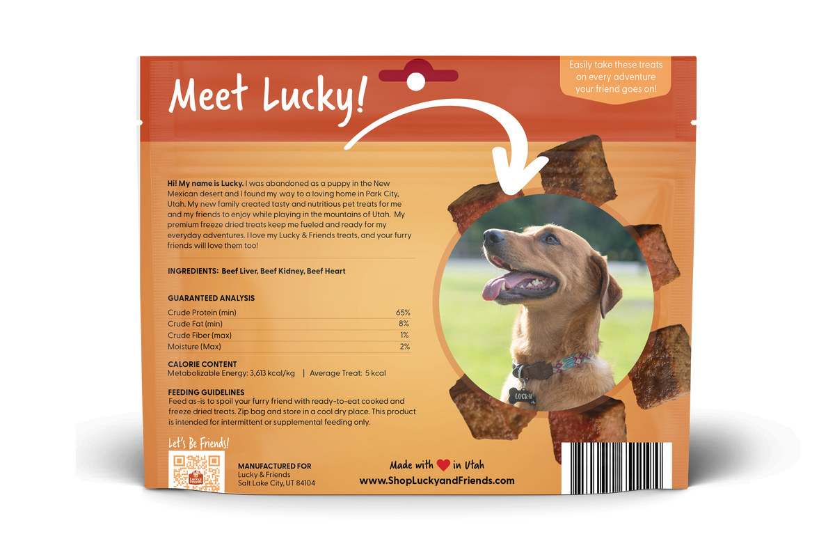 Three Beef Organ Medley Dog Treat