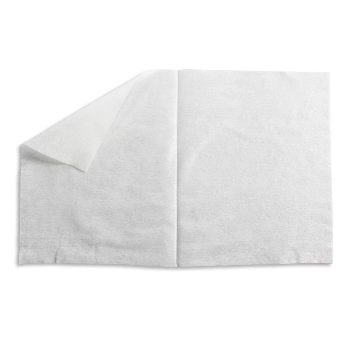 MedPride Disposable Dry Washcloths Air Laid Half Fold, 8" x 13" - 50/Pack, Case of 16 (800 Count)