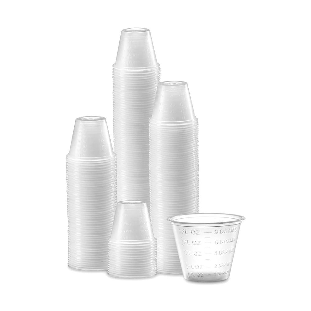 MedPride Transparent Graduated Medicine Cups 1oz. - 100 Cups / 50 Bags (5000 Count)