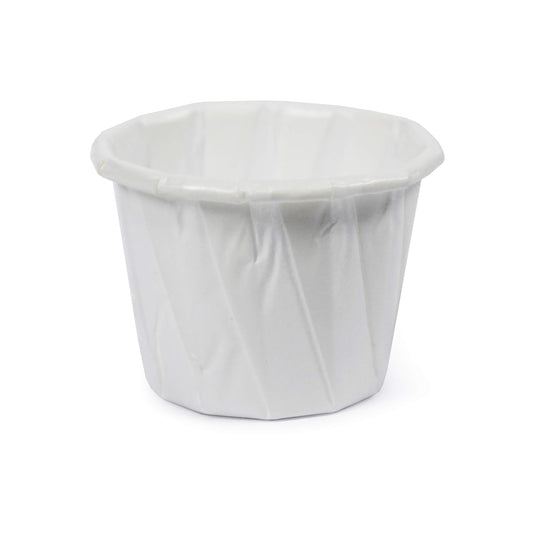 MedPride Disposable Paper Souffle Medicine Cups 0.75 oz 250 Cups/Box, Case of 20 (5000 Count)