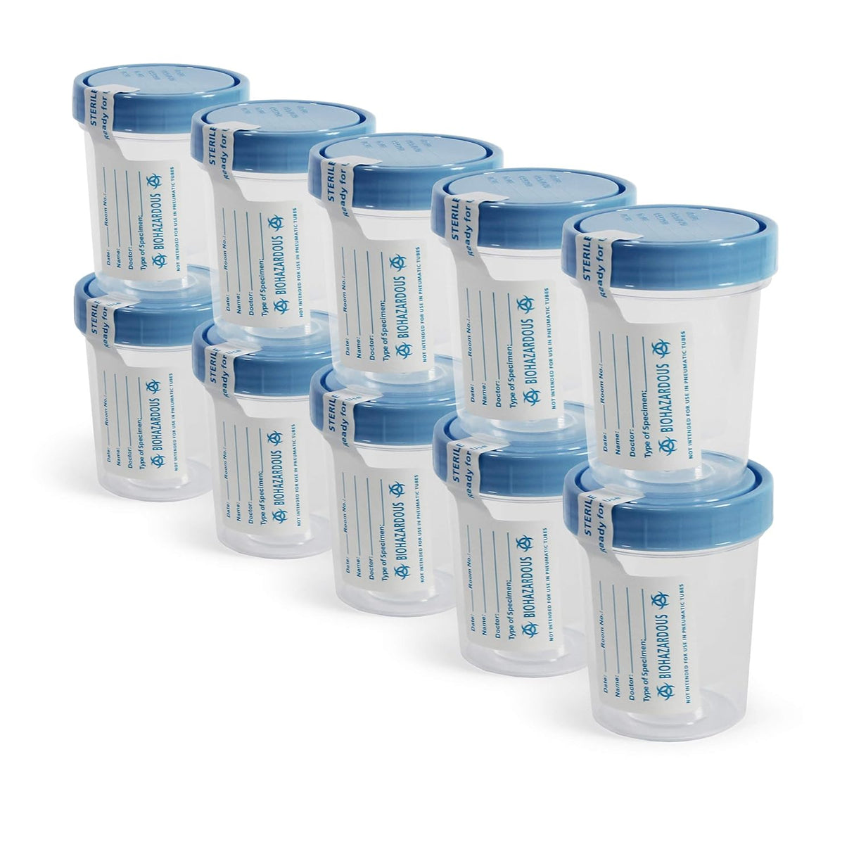 MedPride Disposable Specimen Containers Sterile - 4oz. Individually Pack / Case of 100