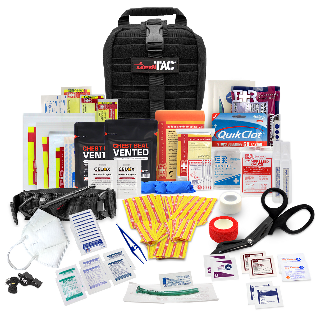 Small Rip-Away Owl Type Full Tactical Trauma Kit