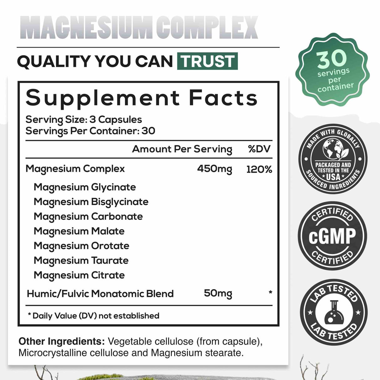 Magnesium Complex | 7-in-1 Complete Spectrum Formula