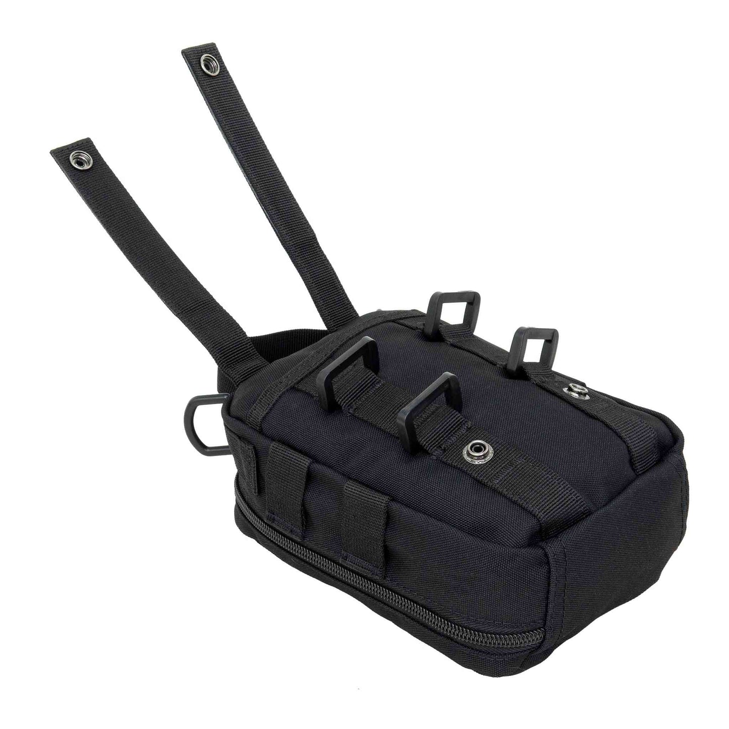 LINE2design MOLLE Pouch, Emergency Medical, Trauma Bag, Gunshot Bag for First Aid (IFAK), Utility Pouch, includes USA Patch - Black