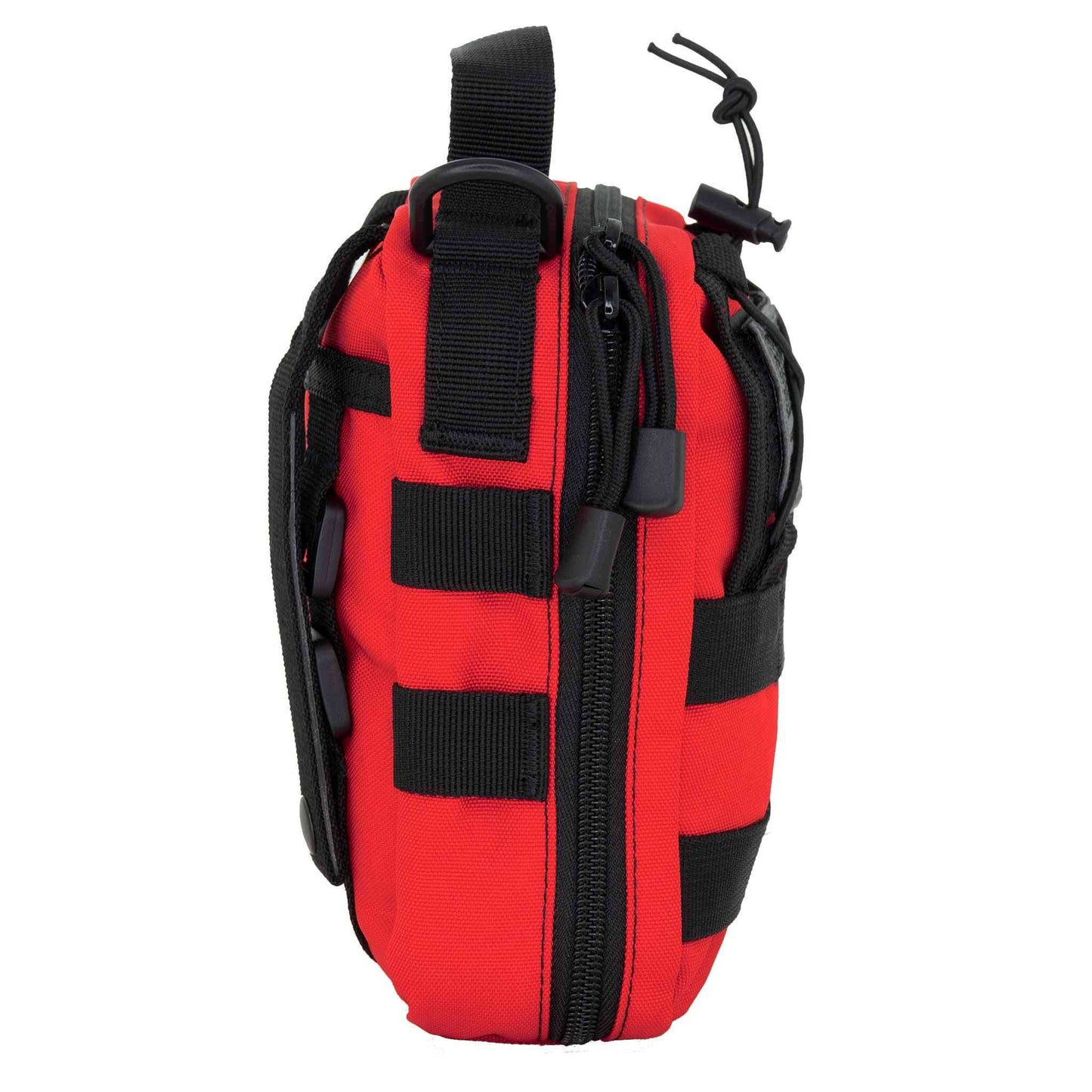 LINE2design MOLLE Pouch, Emergency Medical, Trauma Bag, Gunshot Trauma for First Aid (IFAK), Utility Pouch, includes USA Patch - Red