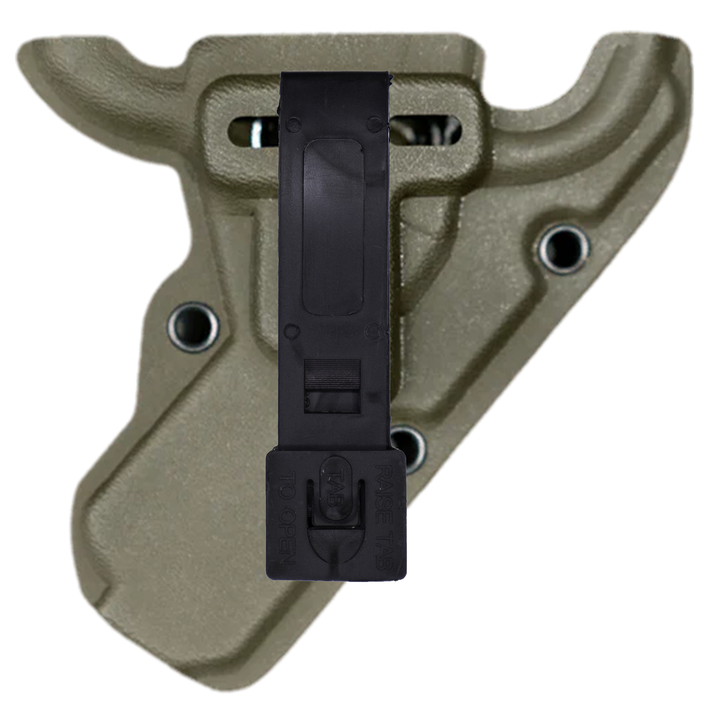 Olive Drab MINI Compact EMT and First Responders Rescue Shears Kydex Holder | ONE SHEAR®