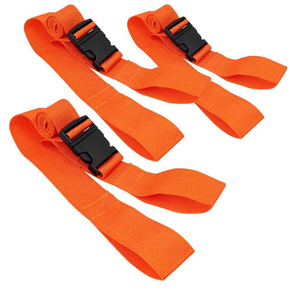LINE2design Backboard Spine Board Straps Adjustable Strap 3PK - Orange