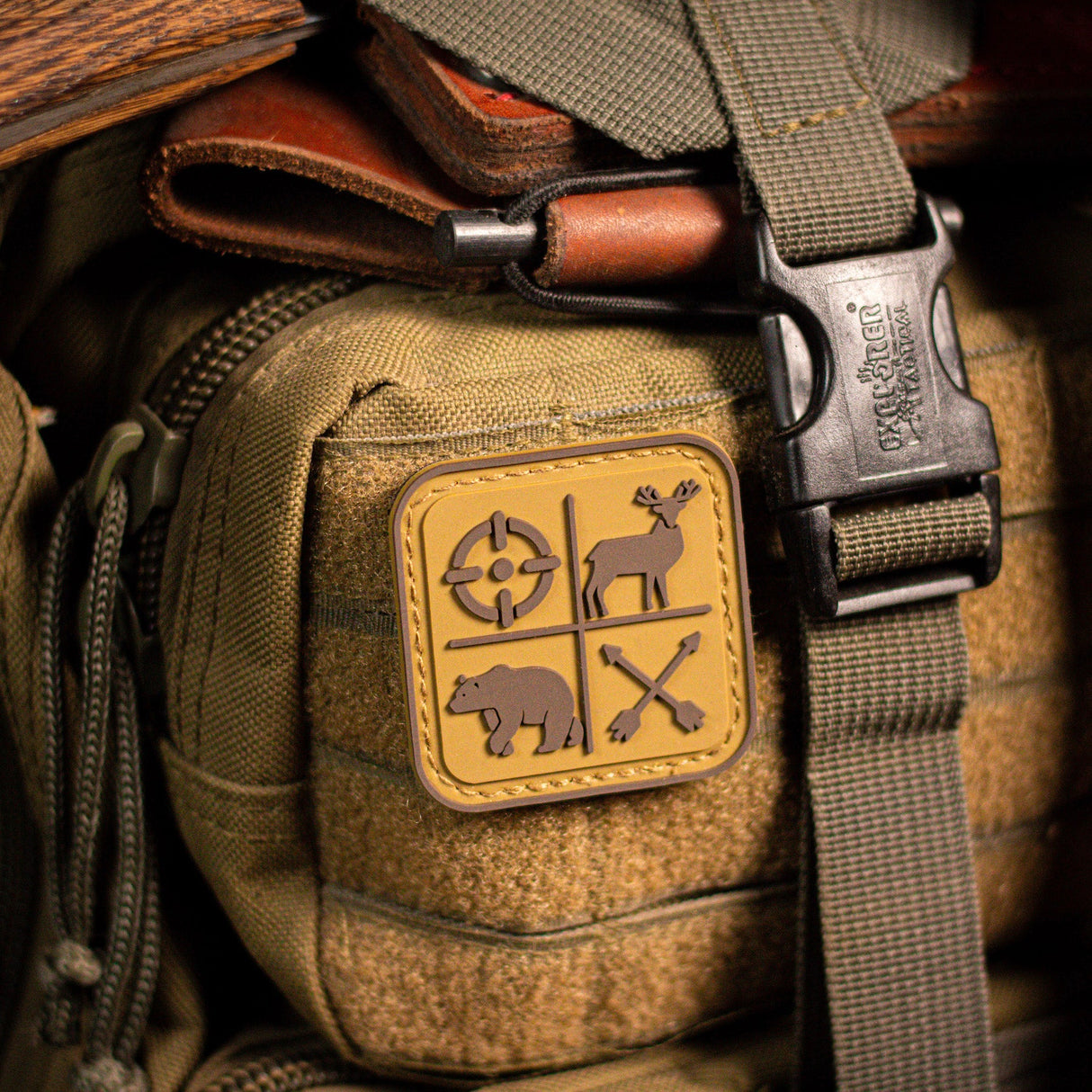 Bow Hunter Patch: Desert Tan