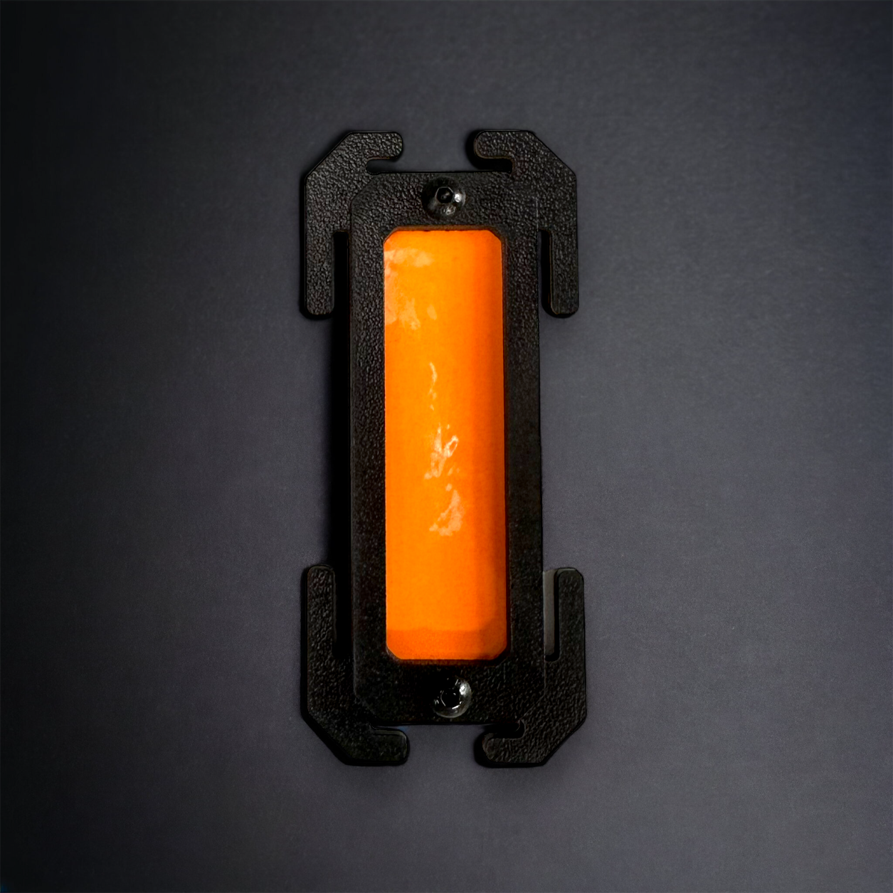 Orange Glow In The Dark Web MOLLE Identifier