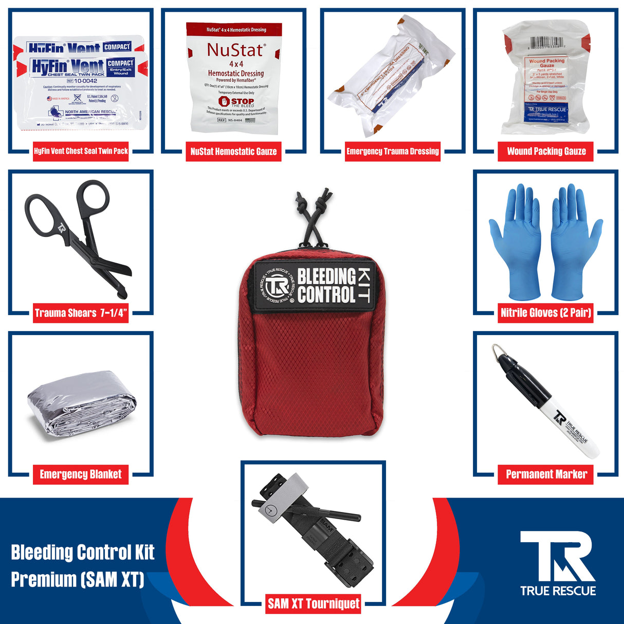 Bleeding Control Kit by True Rescue