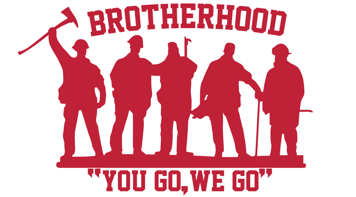 BROTHERHOOD YOU GO WE GO WINDOW DECAL