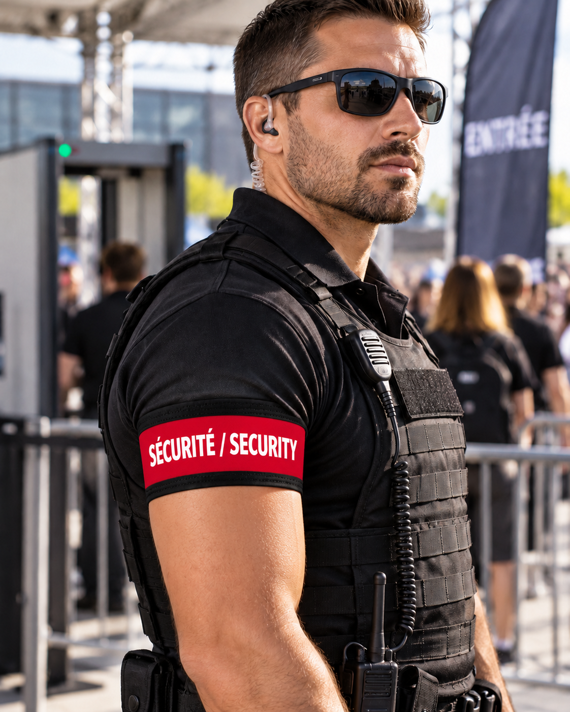 SECURITY / SECURITE Reflective Armband