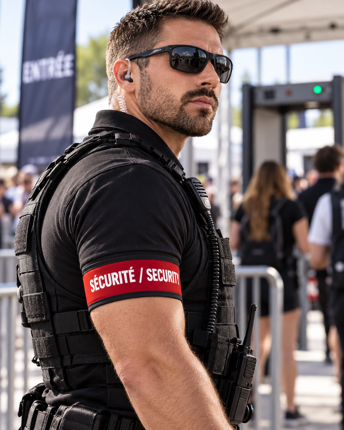 SECURITY / SECURITE Reflective Armband