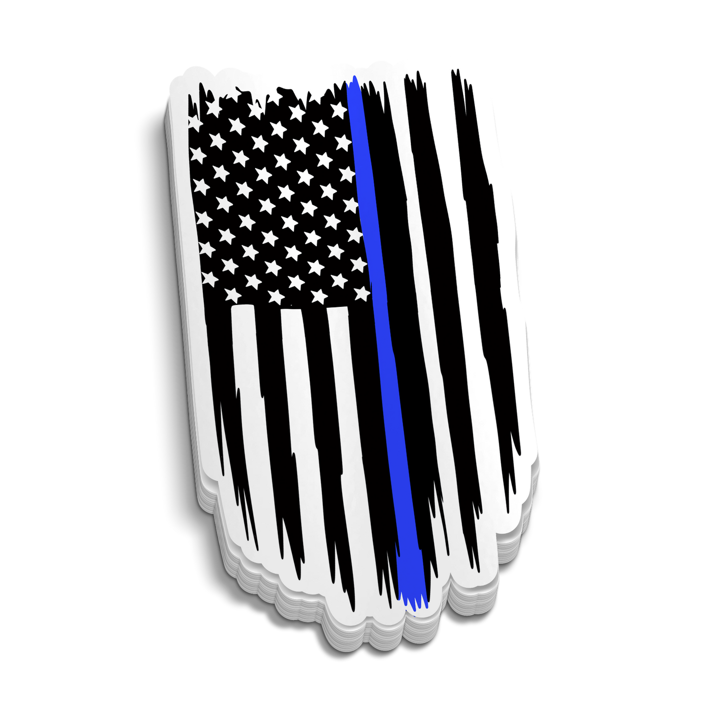 Blue Line Flag Sticker