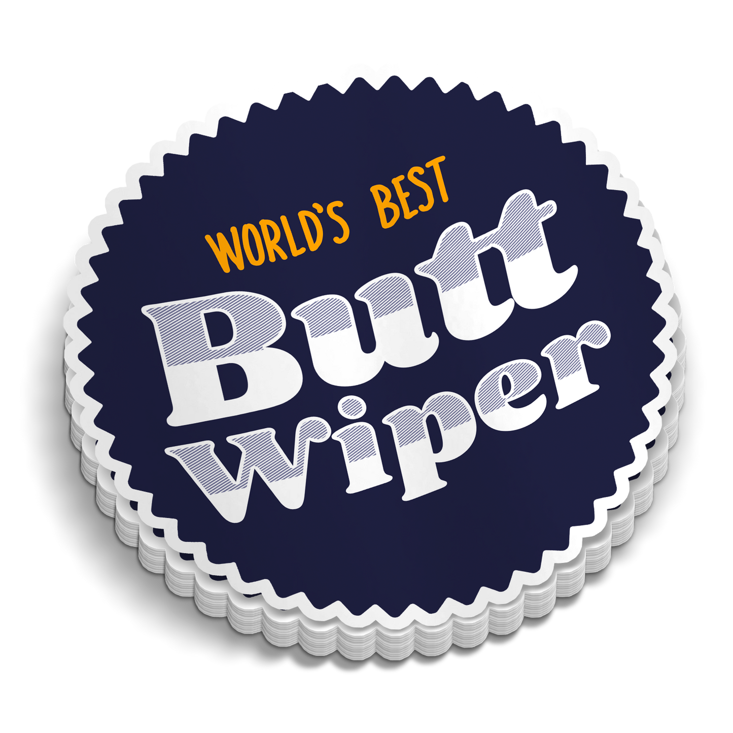 Butt Wiper | Funny Medical Stickers