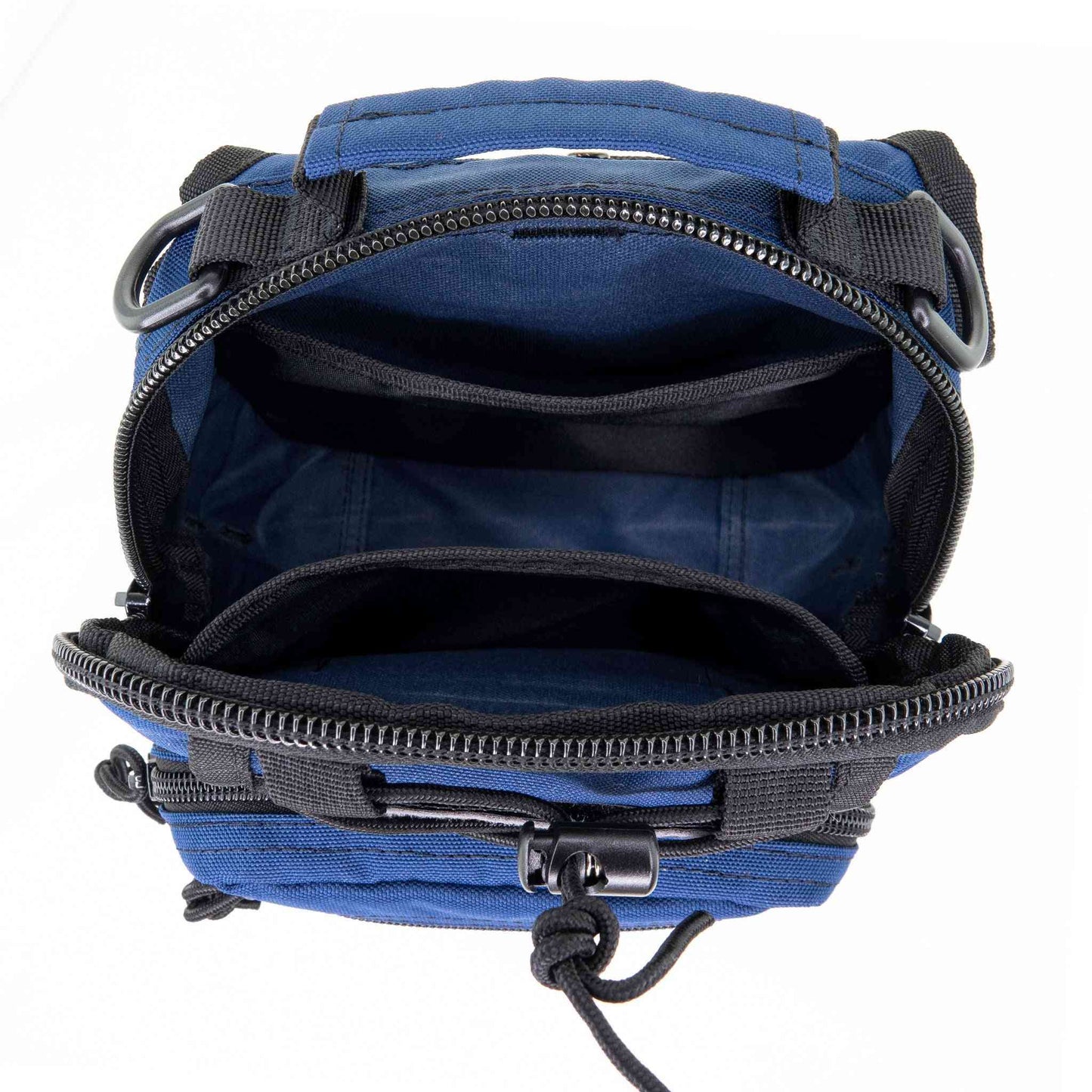 LINE2design Sling Backpack, Bleeding Control Sling Bag, Over The Shoulder Sling Backpack, MOLLE Bag for First Aid Day Pack - Navy