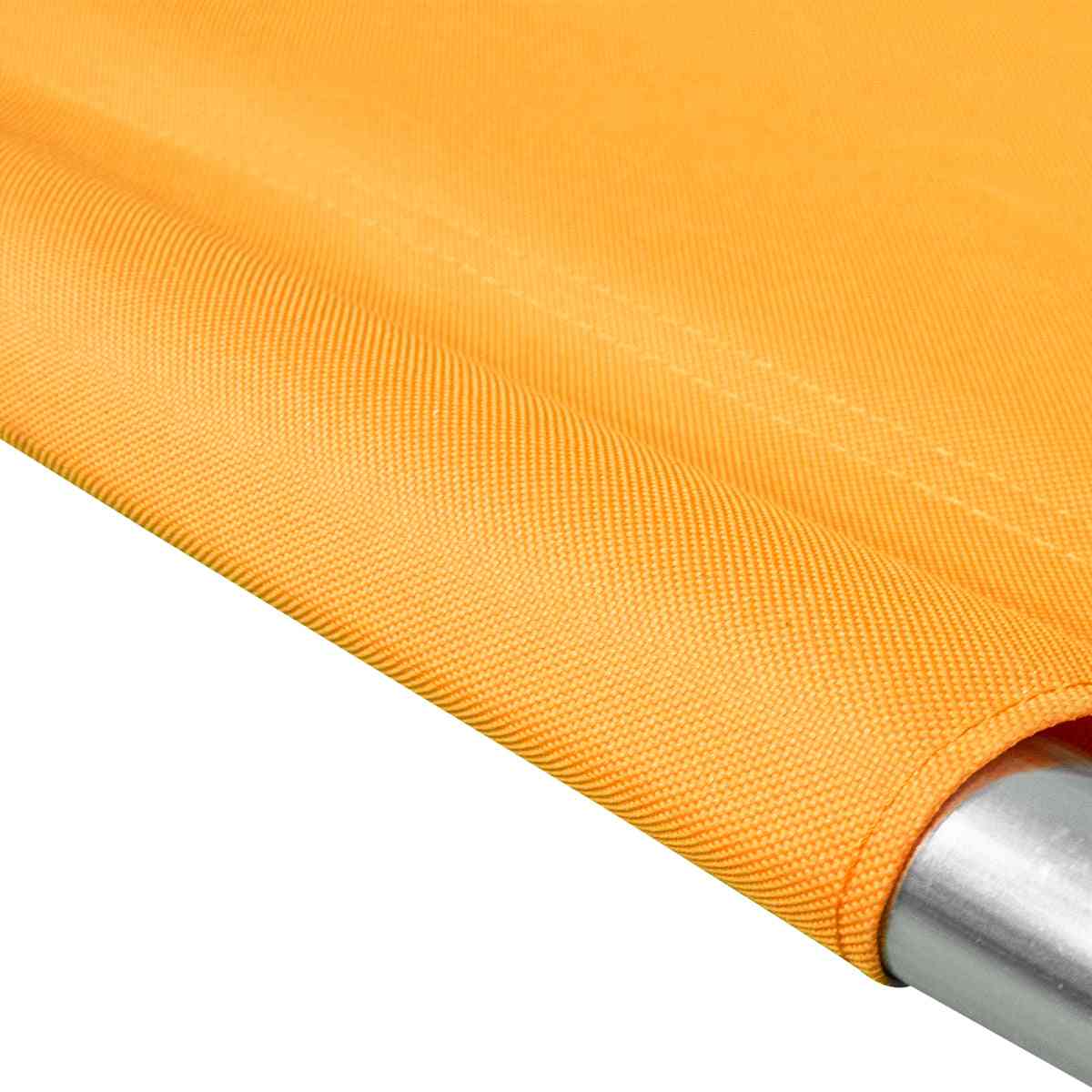 LINE2design EMS Portable Stretcher Emergency Foldaway Medical Flat Four Steel Bars Stretchers with Grip Handles & Zippered Carrying Case - Orange