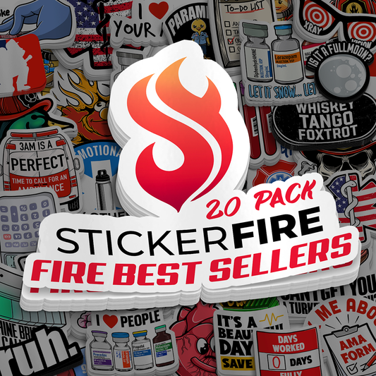 Fire & EMT Stickers Best Sellers