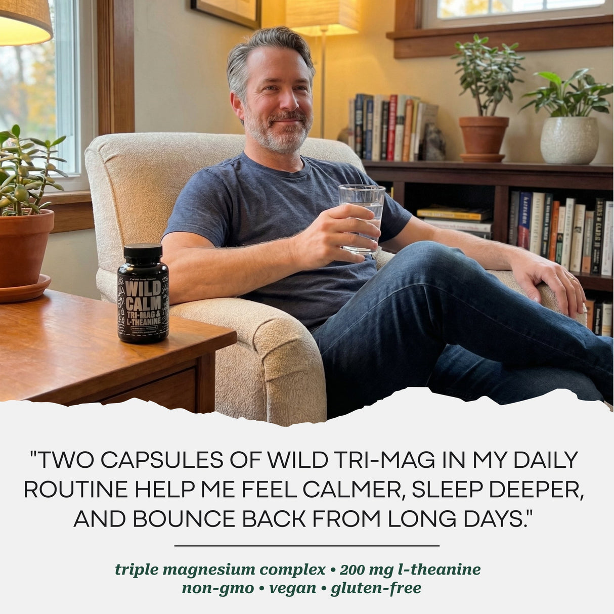 Wild Tri-Mag – Triple Magnesium Complex for Sleep w/L Theanine