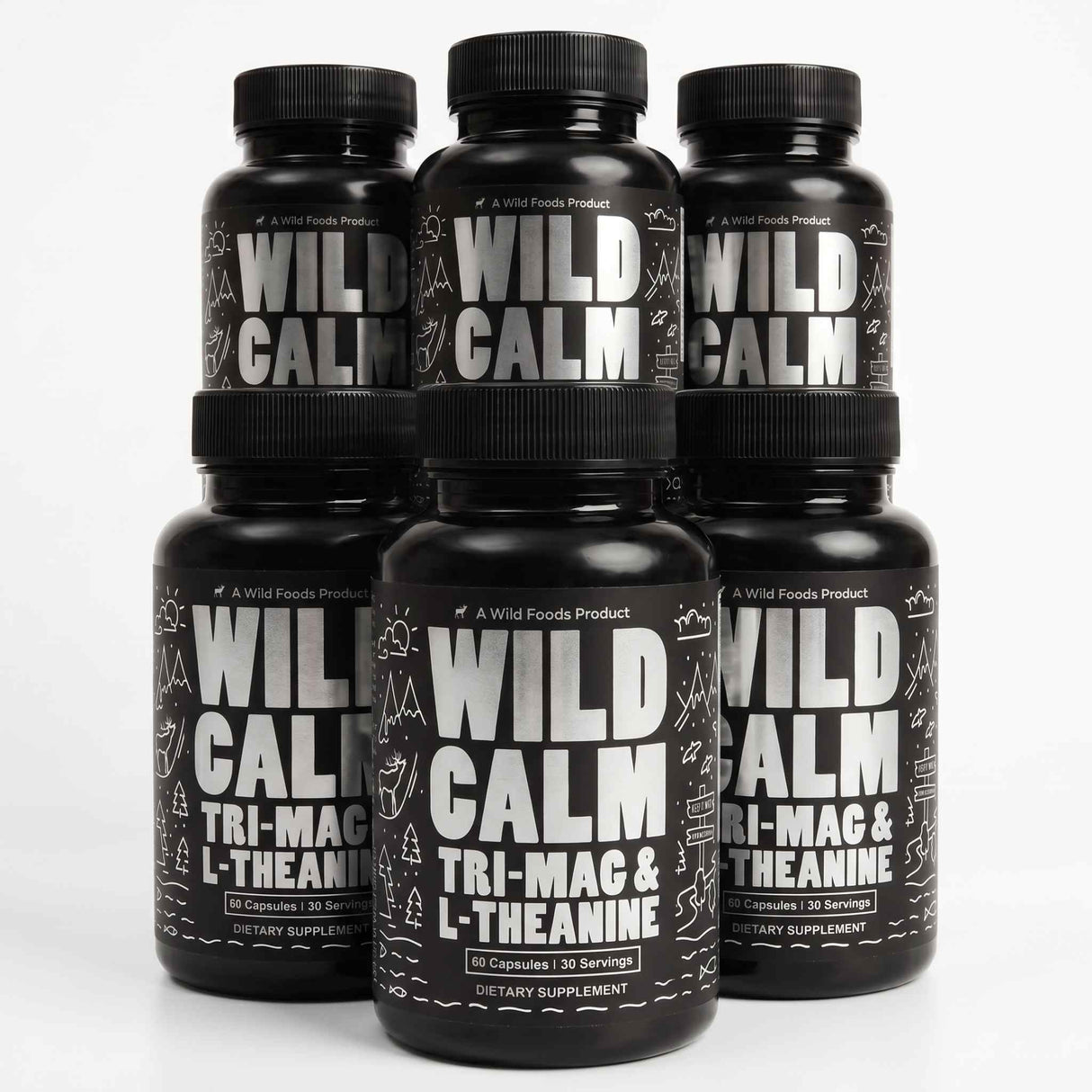 Wild Tri-Mag – Triple Magnesium Complex for Sleep w/L Theanine