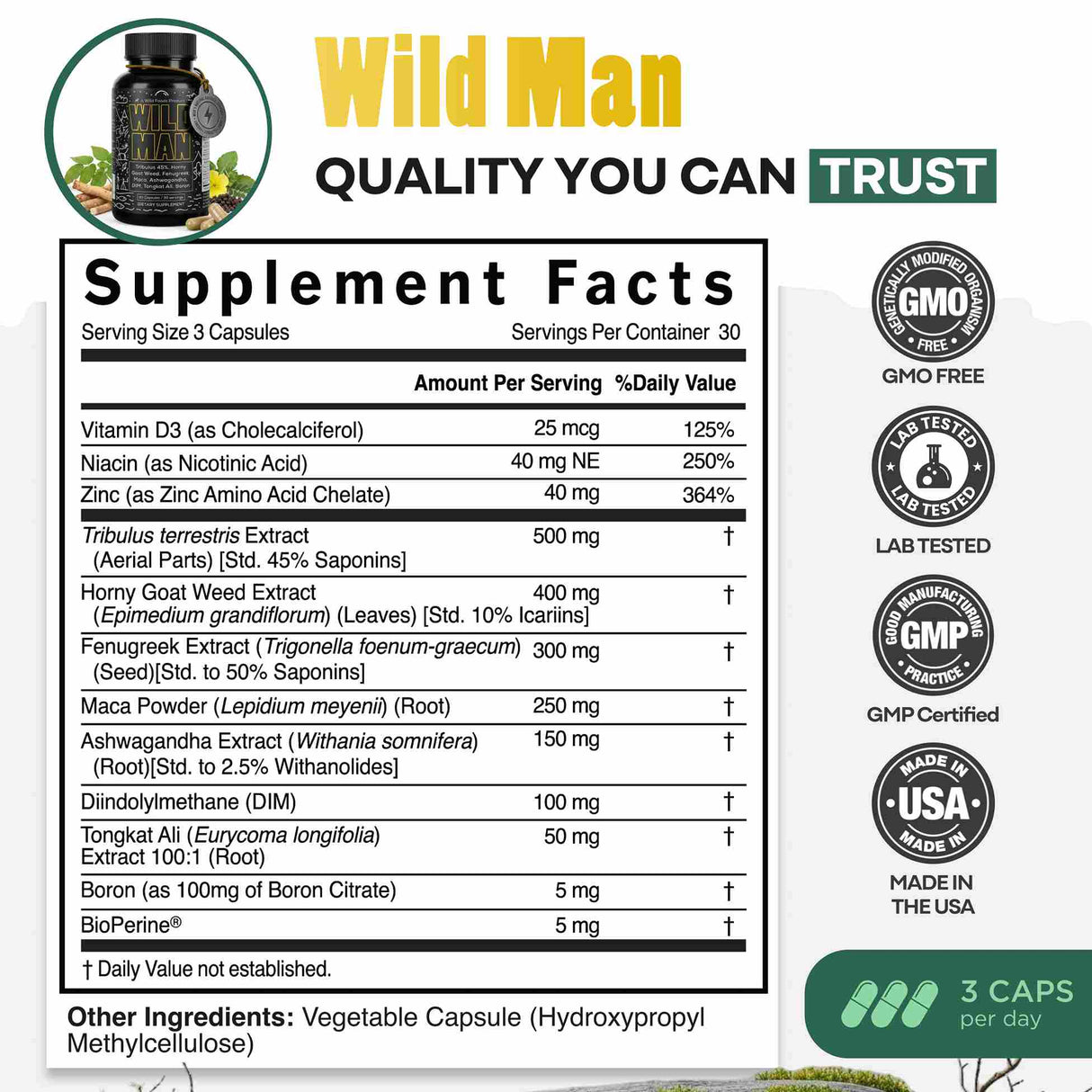 Wild Man Bundles: Natural Anabolic Support
