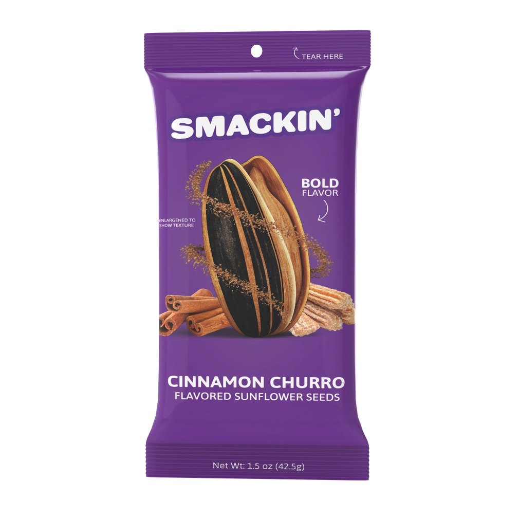 SMACKIN' Sunflower Seeds case of 7 (1.5 oz)