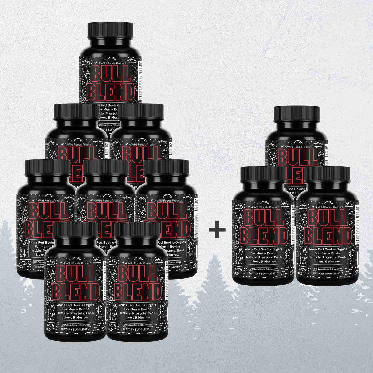 Bull Blend, 30 servings – Natural Male Hormone & Energy Support