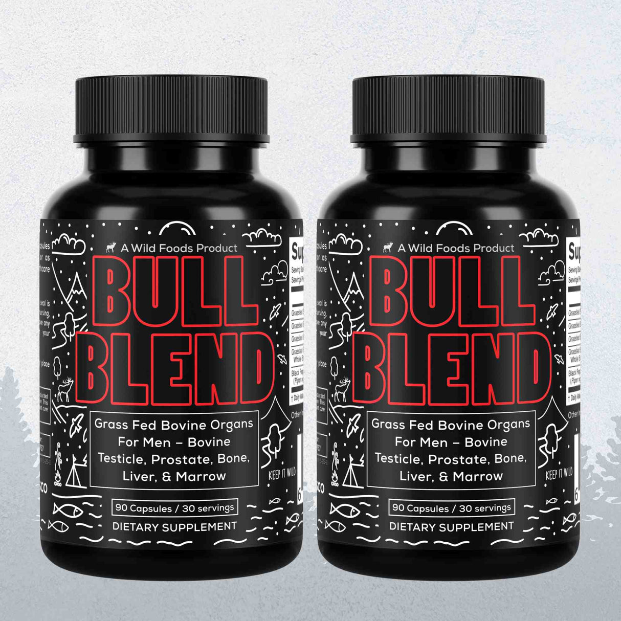 Bull Blend, 30 servings – Natural Male Hormone & Energy Support