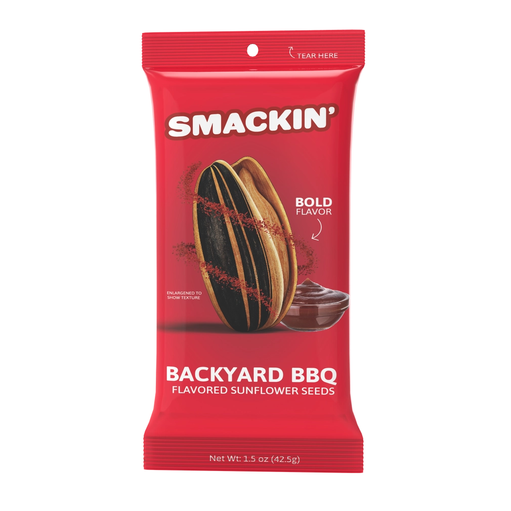 SMACKIN' Sunflower Seeds case of 7 (1.5 oz)