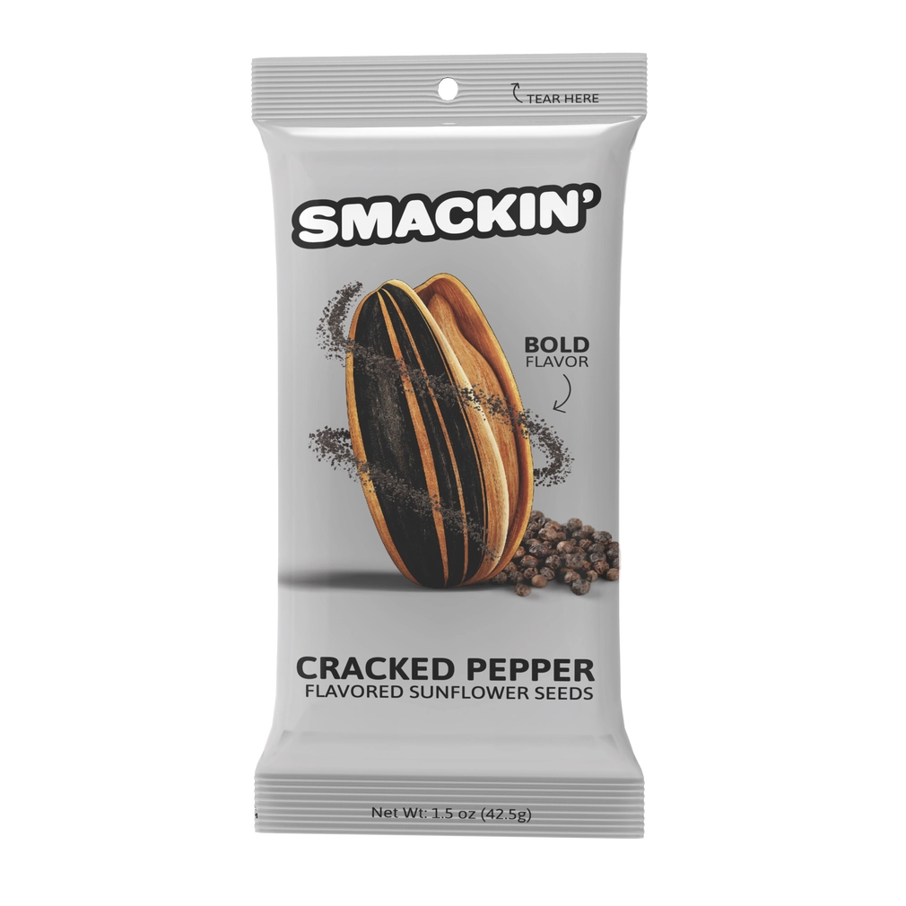 SMACKIN' Sunflower Seeds case of 7 (1.5 oz)