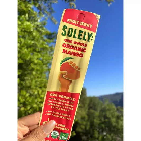 Solely Organic Mango Fruit Jerky Strip 0.8oz